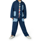 Casaco de ganga em algod&atilde;o KENZO KIDS 
                    UNISEX