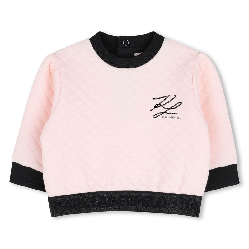 Conjunto de moletom e saia KARL LAGERFELD KIDS 
                        MENINA