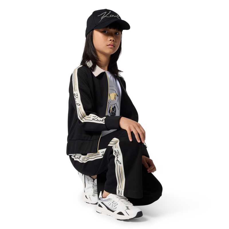 CARDIGAN COM GOLA KARL LAGERFELD KIDS 
                        GIRL