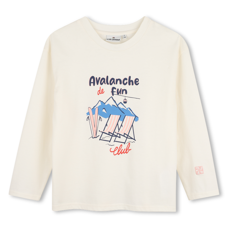Camiseta de manga longa KIDS AROUND 
                        GIRL