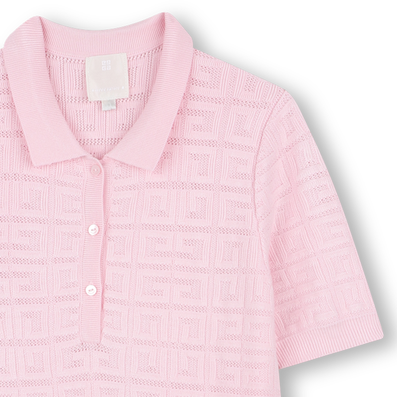 Vestido direito com padr&atilde;o GIVENCHY 
                        GIRL