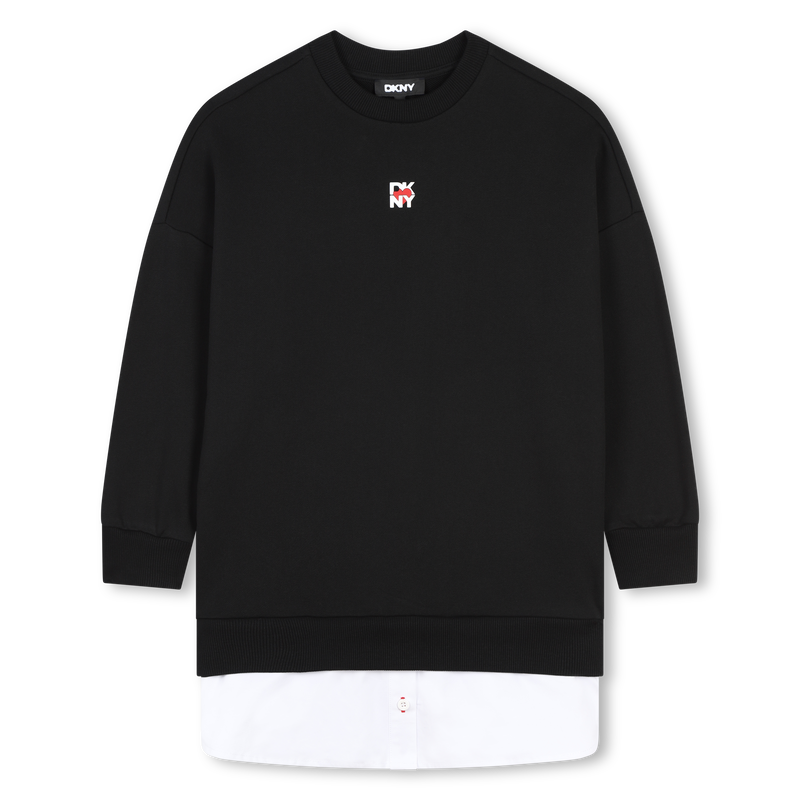 Vestido de manga comprida DKNY 
                        GIRL