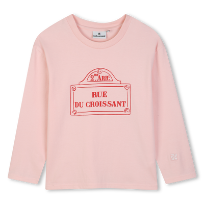 Camiseta de manga longa KIDS AROUND GIRL