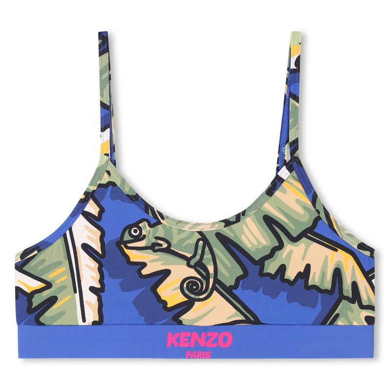 Biqu&iacute;ni com palmeiras KENZO KIDS 
                        GIRL