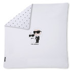 Manta de algod&atilde;o estampada KARL LAGERFELD KIDS 
                    UNISEX
