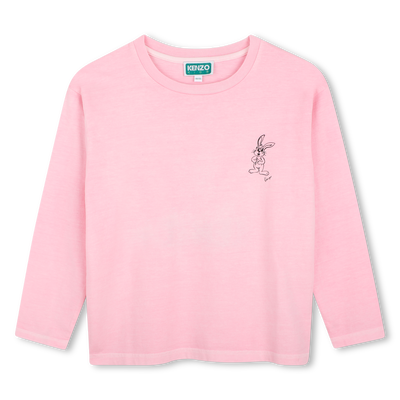 Camiseta de manga longa KENZO KIDS GIRL