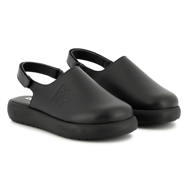 Sand&aacute;lias de couro DKNY 
                        UNISEX