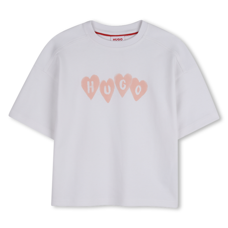 T-SHIRT DE MANGA CURTA HUGO 
                        GIRL