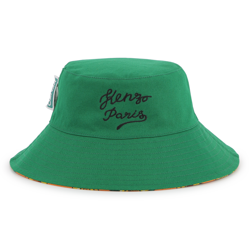 Bon&eacute; revers&iacute;vel de algod&atilde;o KENZO KIDS 
                        UNISSEX