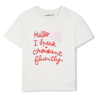 Camiseta de mangas curtas KIDS AROUND GIRL