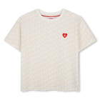 Camiseta de mangas curtas HUGO 
                    MENINA