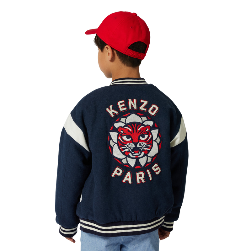 Bon&eacute; de algod&atilde;o com bordado KENZO KIDS 
                        UNISEX