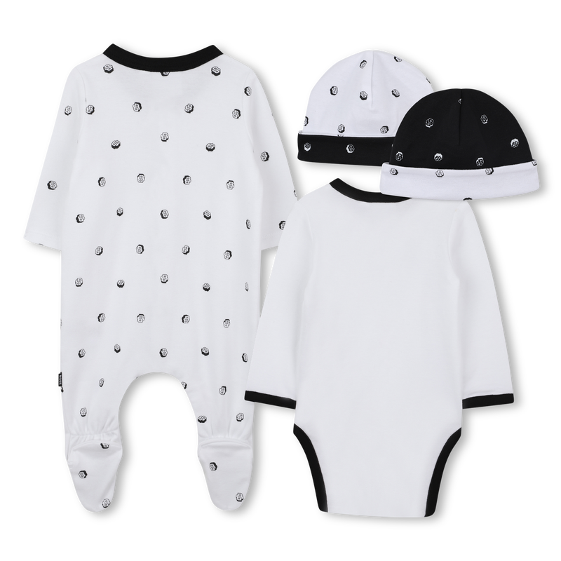 Conjunto de pijama, body e chapéu BOSS 
                    BOY