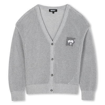 Cardigã de malha DKNY GIRL