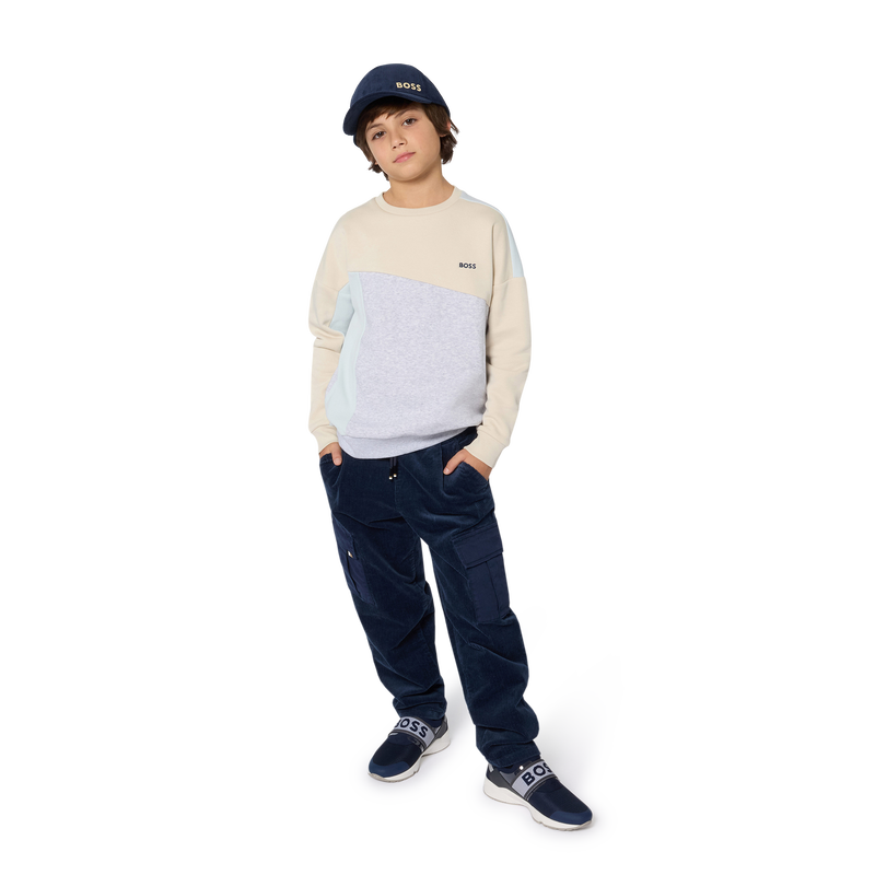 Moletom com gola redonda BOSS 
                    BOY