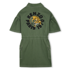 Vestido saf&aacute;ri de algod&atilde;o KENZO KIDS 
                    GIRL