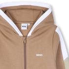 Cardigan  com capuz BOSS 
                    MENINO