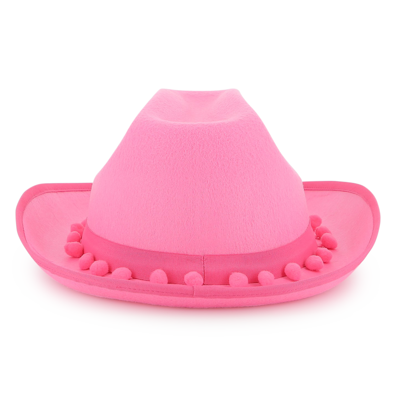 Chapéu ocidental com pompons BILLIEBLUSH 
                    GIRL