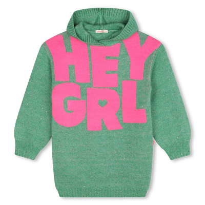 Vestido brilhante com capuz BILLIEBLUSH GIRL