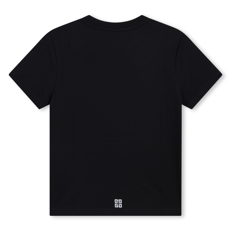 T-shirt com logótipo e chamas GIVENCHY 
                    BOY