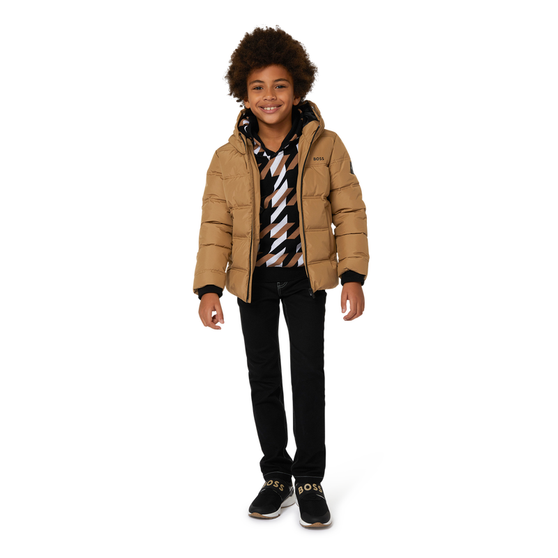 Recycled polyester parka BOSS 
                    BOY