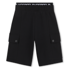 Cal&ccedil;&otilde;es bermudas de cintura el&aacute;stica KARL LAGERFELD KIDS 
                    BOY