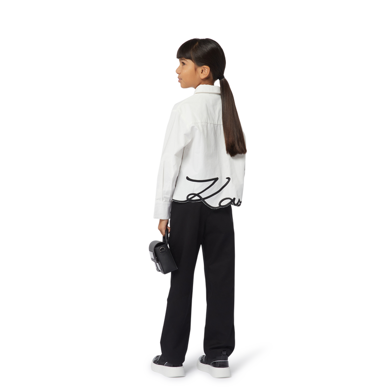 Saco de mão tecido brilhante KARL LAGERFELD KIDS 
                    GIRL