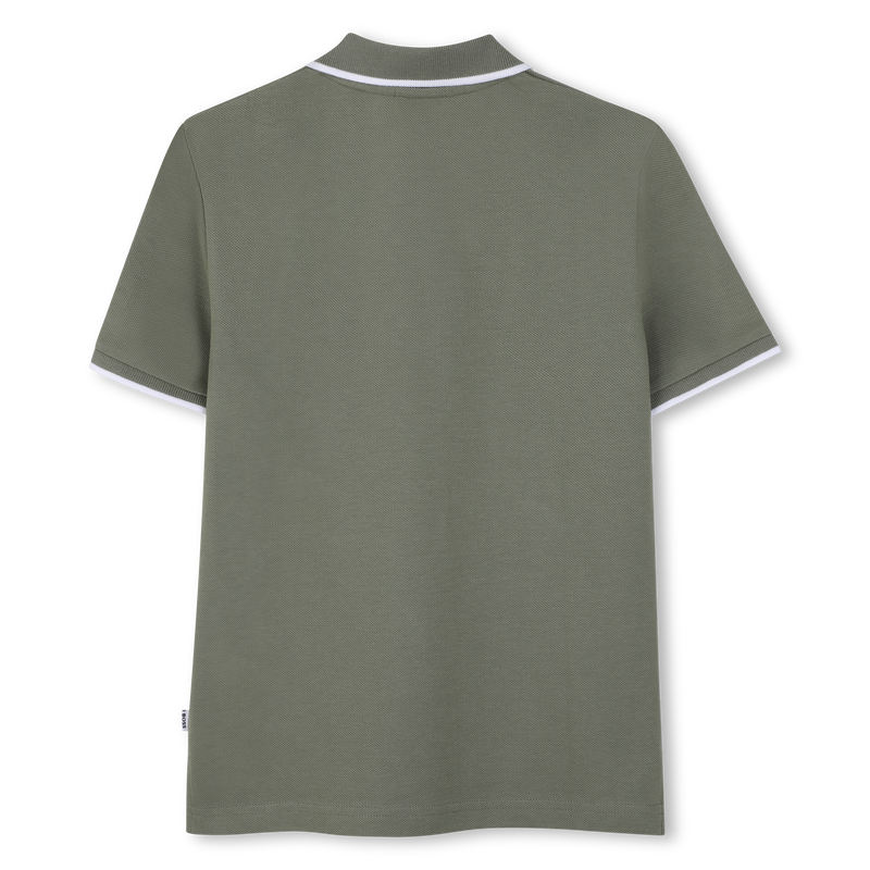 Camisa p&oacute;lo de manga curta BOSS 
                        BOY