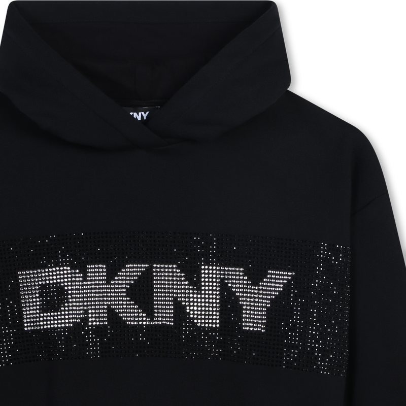 Sweatshirt em molet&atilde;o DKNY 
                        GIRL