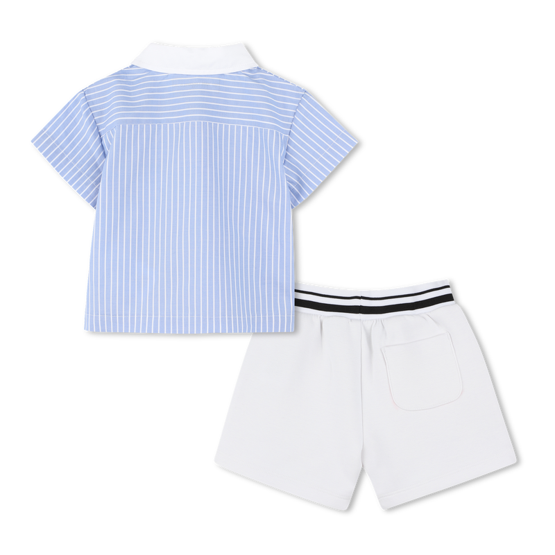 Conjunto camisa e cal&ccedil;&otilde;es KARL LAGERFELD KIDS 
                        BOY