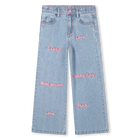 Cal&ccedil;as de ganga bordadas BILLIEBLUSH 
                    GIRL