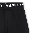 Cal&ccedil;&otilde;es bermuda em jersey duplo KARL LAGERFELD KIDS 
                    BOY