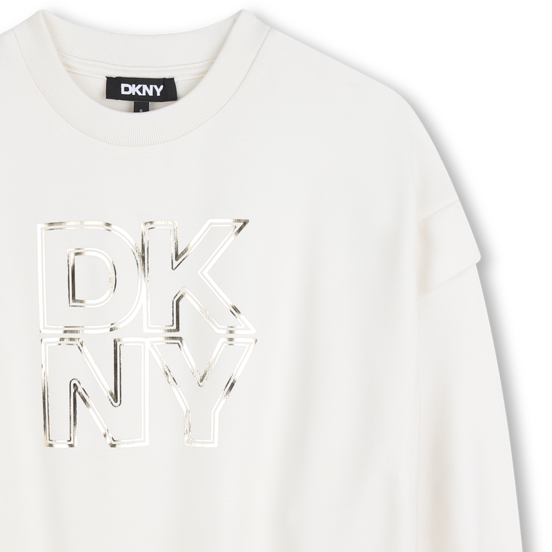 MOLETOM MANGA EXTRAVAGANTE DKNY 
                        GIRL