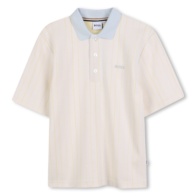 Camisa p&oacute;lo de manga curta BOSS 
                        BOY
