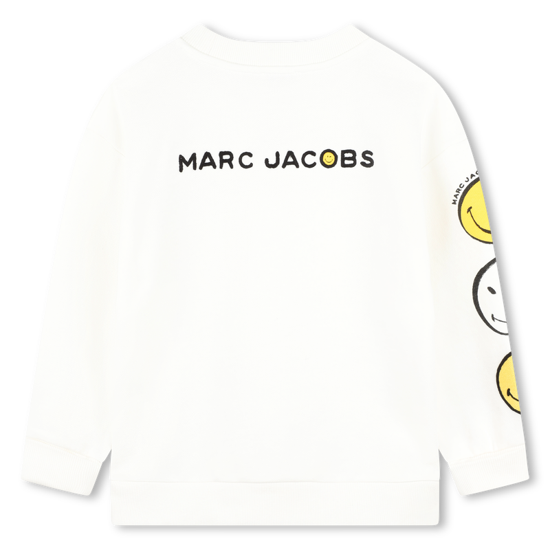 Fleece Smiley Face Sweatshirt THE MARC JACOBS 
                    GIRL