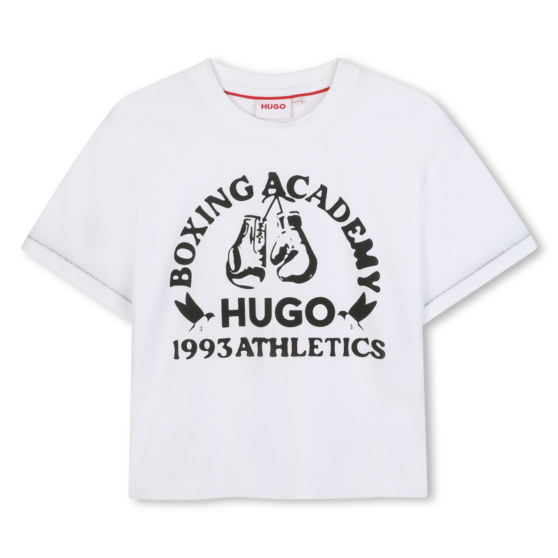 T-shirt de manga curta HUGO 
                    GIRL