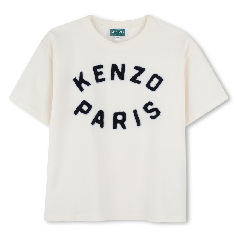 T-shirt manga curta em algod&atilde;o KENZO KIDS 
                        UNISEX