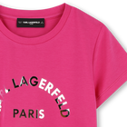 T-shirt de manga curta KARL LAGERFELD KIDS 
                    GIRL