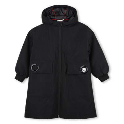 Parka com capuz HUGO GIRL