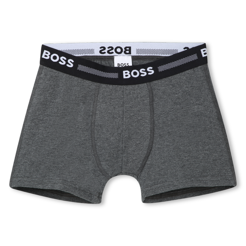 Lote de 2 boxers em algod&atilde;o BOSS 
                        BOY