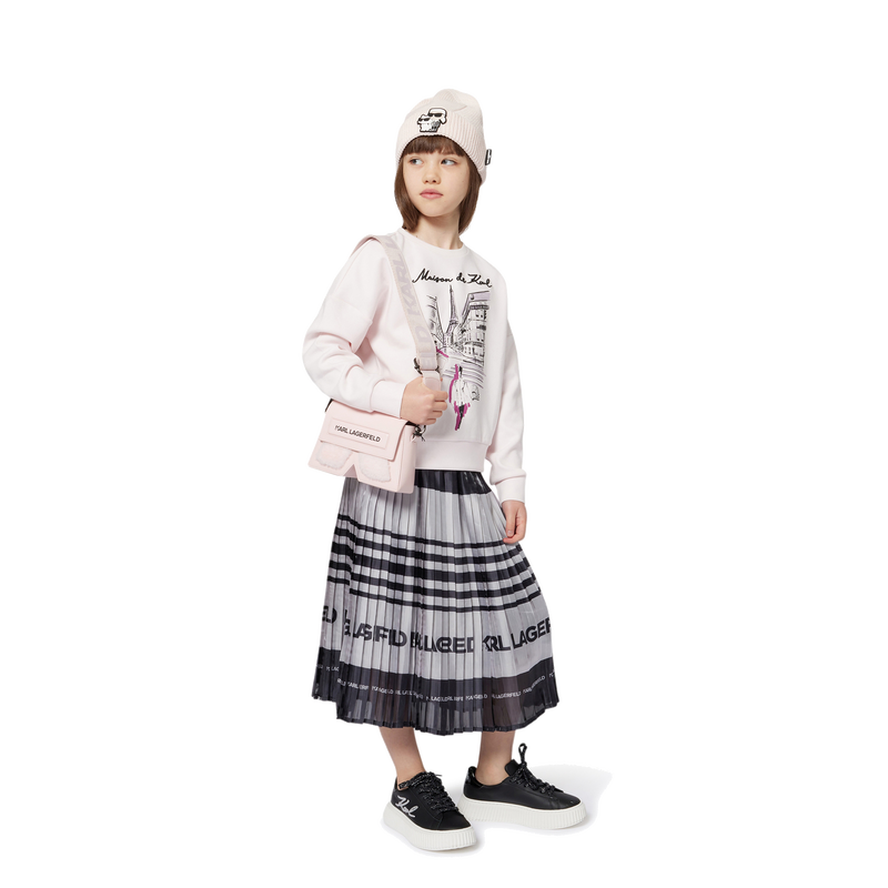 Gorro de malha KARL LAGERFELD KIDS 
                    GIRL