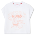 T-shirt de manga curta HUGO 
                    GIRL