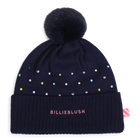Gorro com strass multicoloridos, AZUL MARINHO, hi-res