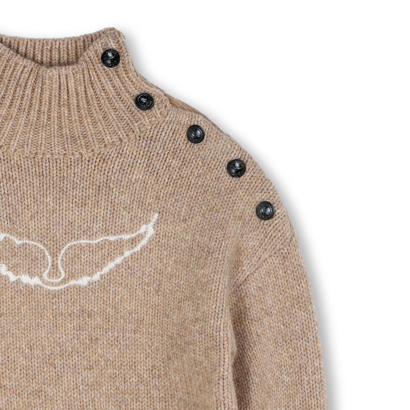 Camisola de malha com gola alta ZADIG & VOLTAIRE 
                    GIRL