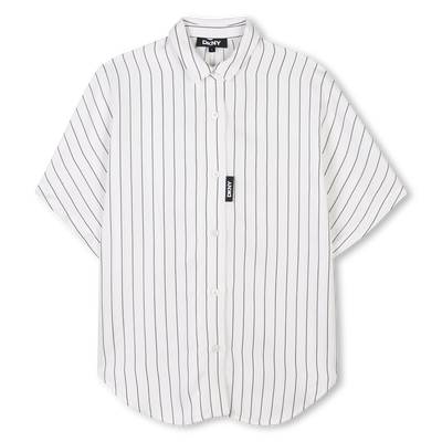 Camisa comprida &agrave;s riscas DKNY GIRL