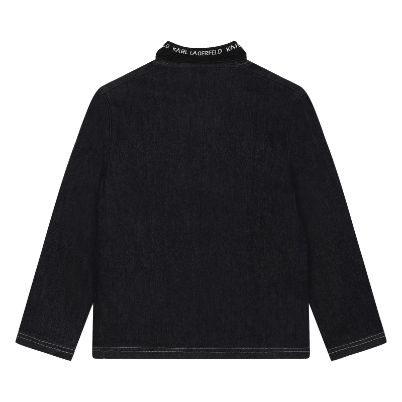 Blusão de ganga KARL LAGERFELD KIDS 
                    BOY