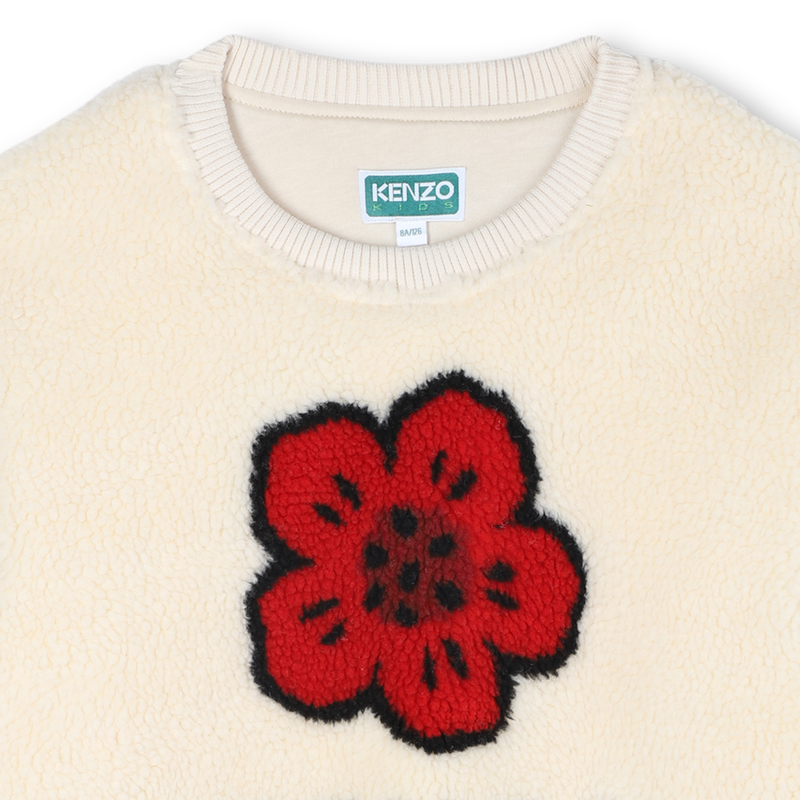 Moletom de lã fofa KENZO KIDS 
                    GIRL