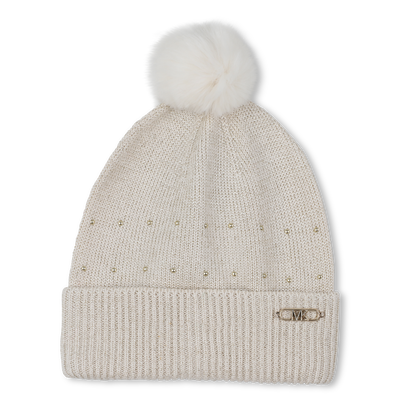 Gorro de malha com pompom MICHAEL KORS GIRL