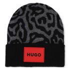 Gorro de malha jacquard HUGO 
                    GIRL