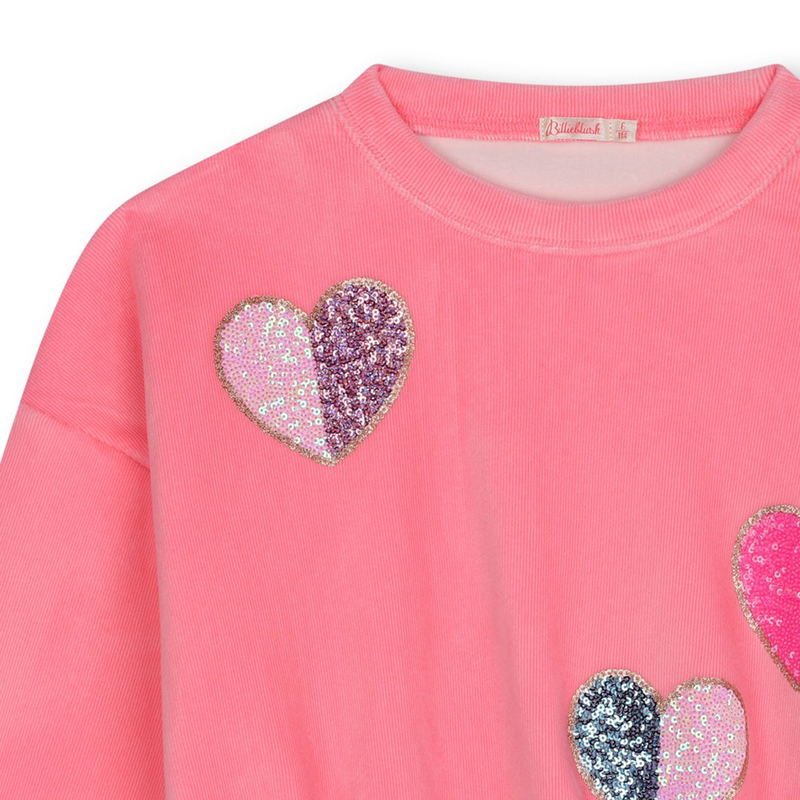 Sweatshirt de veludo BILLIEBLUSH 
                    GIRL